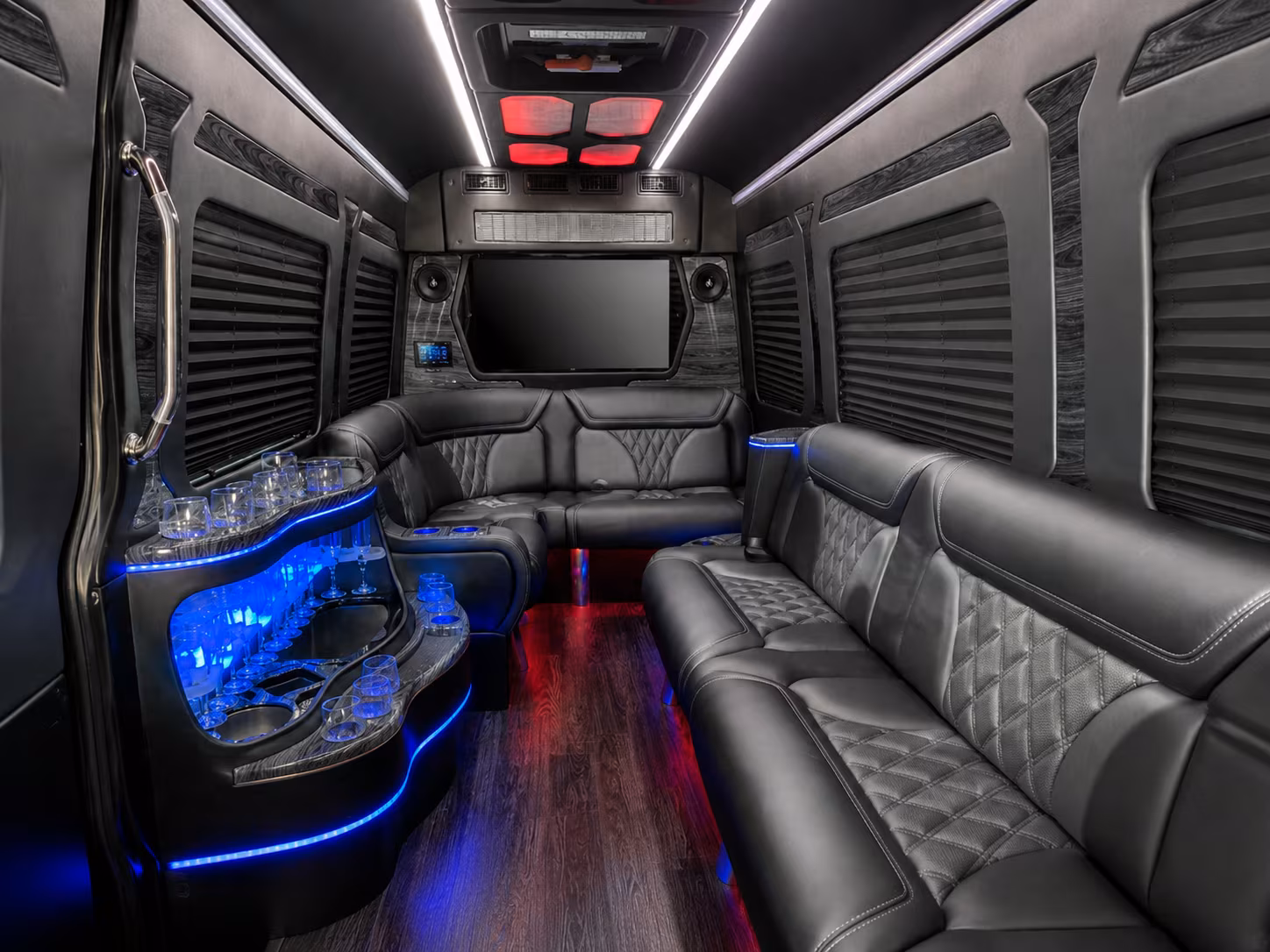 westland 28 passenger party bus interior