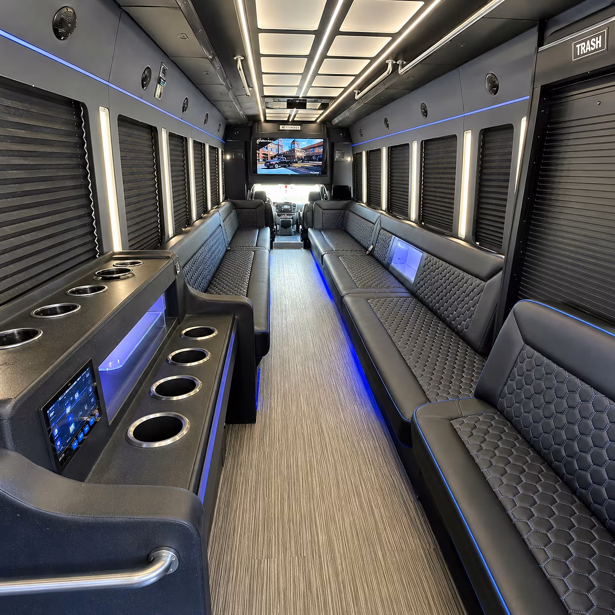 westland party bus rental interior